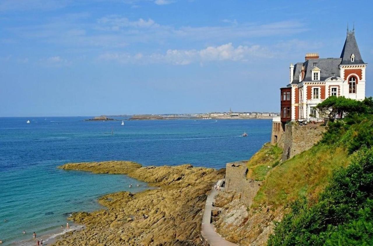 Homard & Fox, Le Feart, Studio Avec Coin Terrasse & Barbecue Dinard Kültér fotó